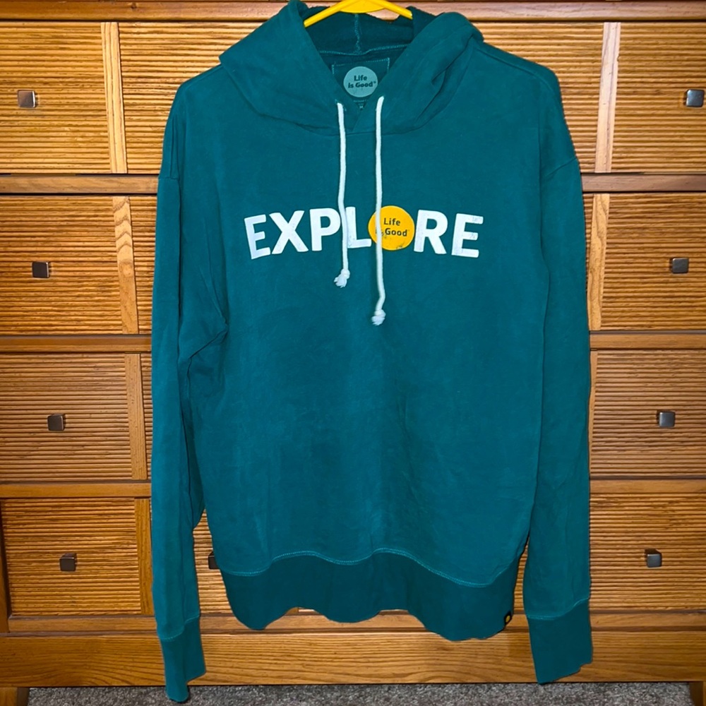 LIFE IS GOOD MEN’S HOODIE